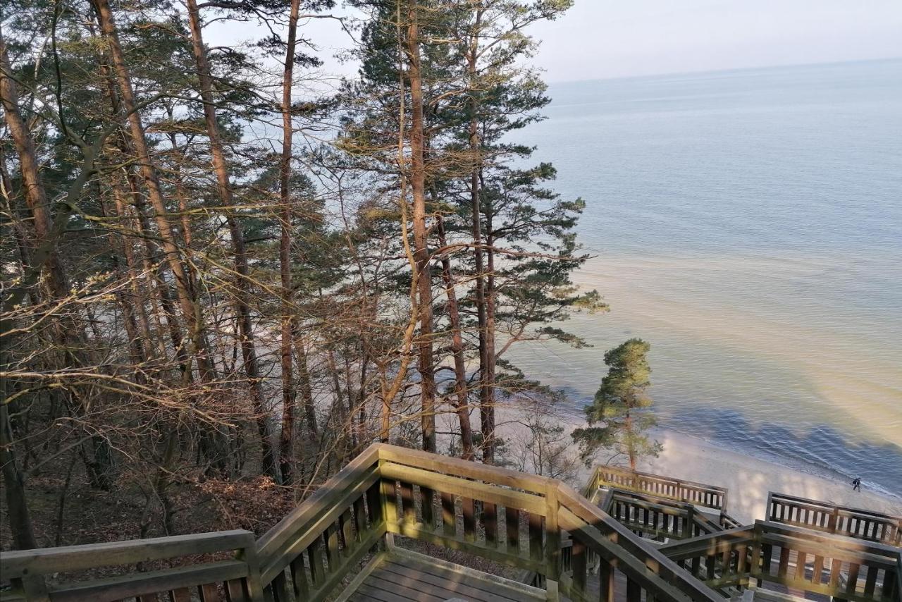 Strandidylle Apartment Mit Meerblick Und Kamin Miedzyzdroje Exteriör bild