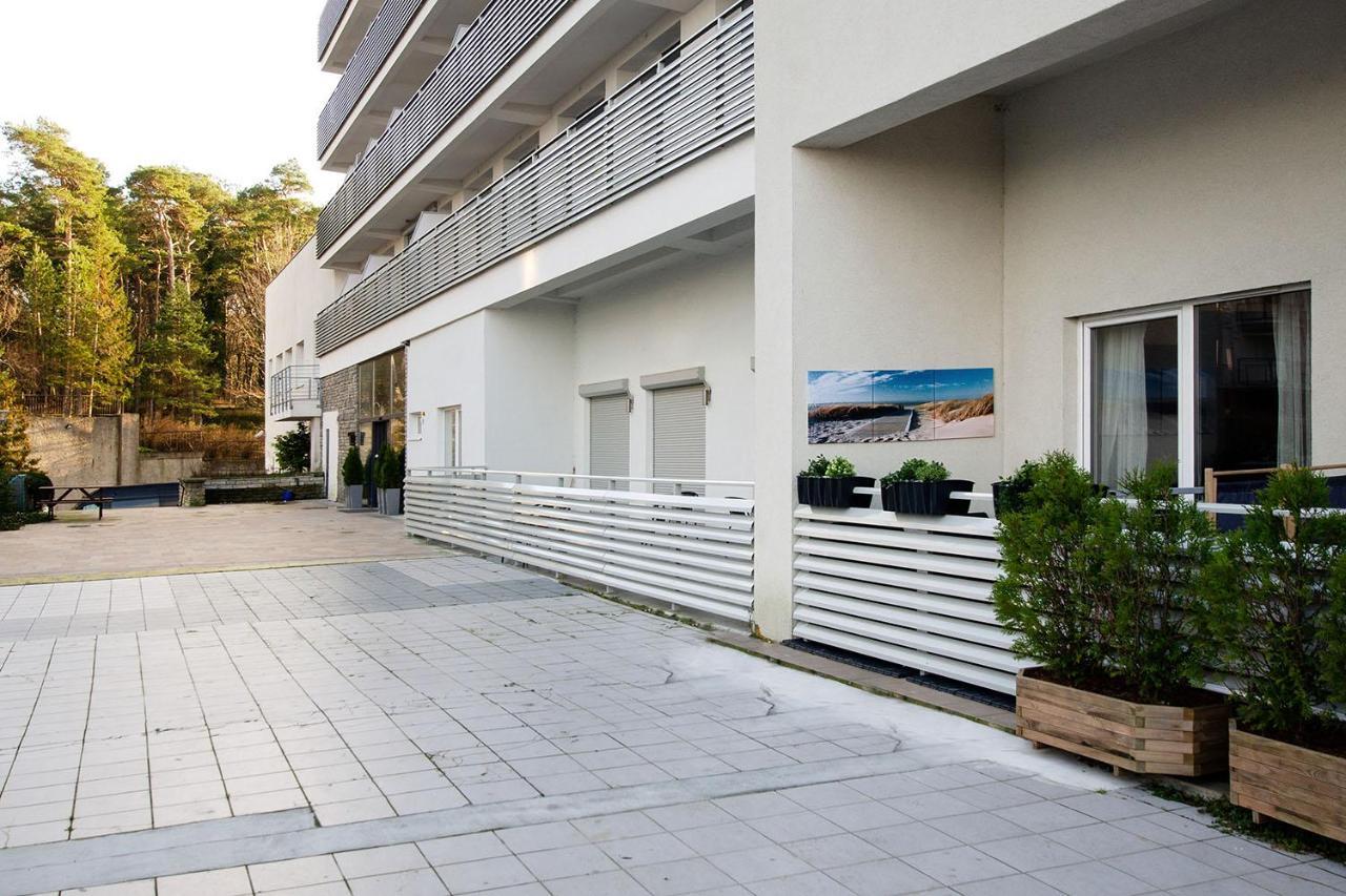 Strandidylle Apartment Mit Meerblick Und Kamin Miedzyzdroje Exteriör bild