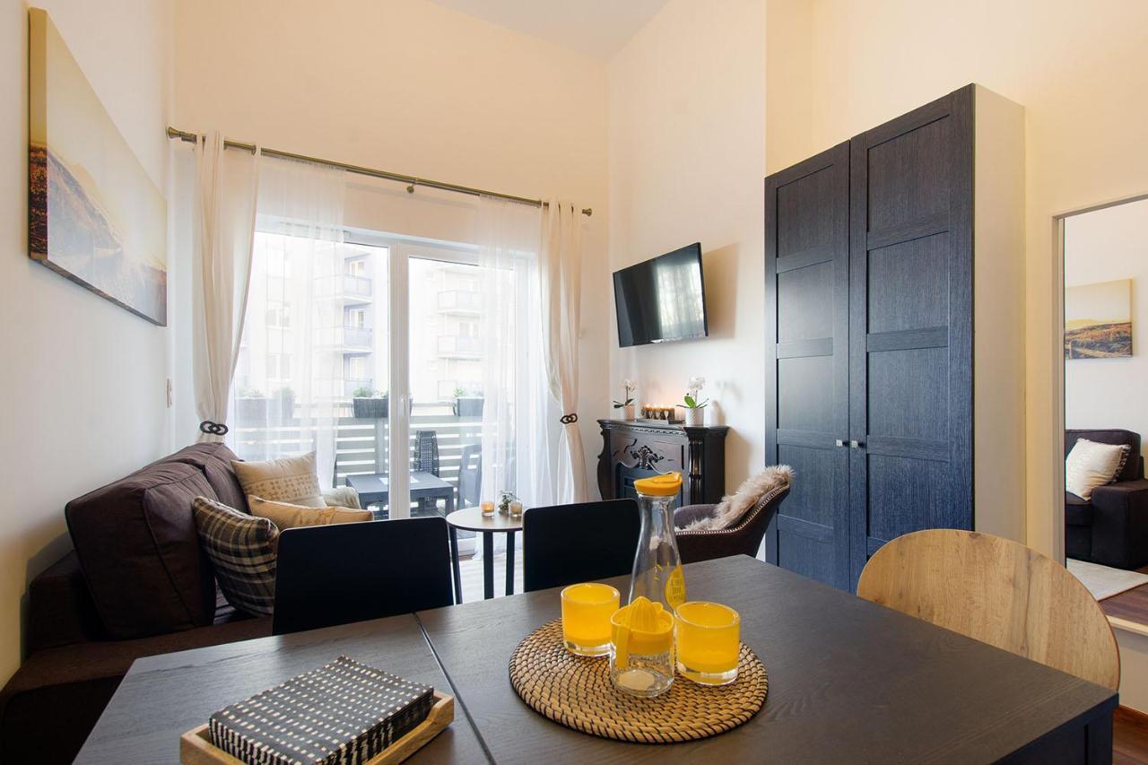 Strandidylle Apartment Mit Meerblick Und Kamin Miedzyzdroje Exteriör bild