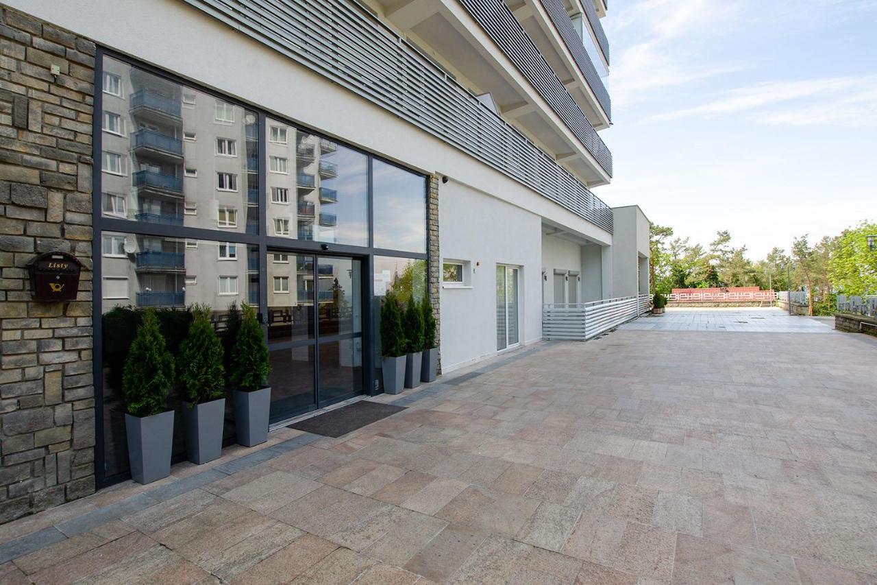 Strandidylle Apartment Mit Meerblick Und Kamin Miedzyzdroje Exteriör bild