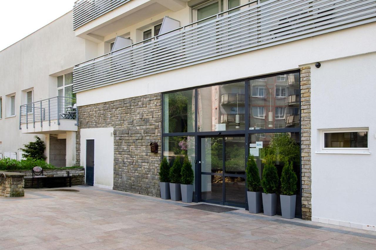 Strandidylle Apartment Mit Meerblick Und Kamin Miedzyzdroje Exteriör bild