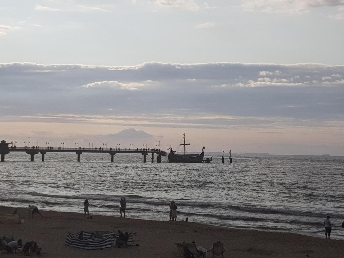 Strandidylle Apartment Mit Meerblick Und Kamin Miedzyzdroje Exteriör bild