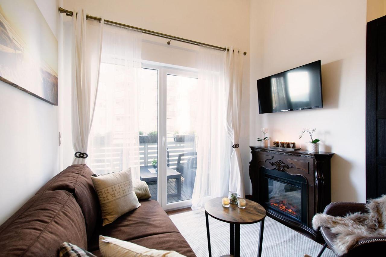 Strandidylle Apartment Mit Meerblick Und Kamin Miedzyzdroje Exteriör bild