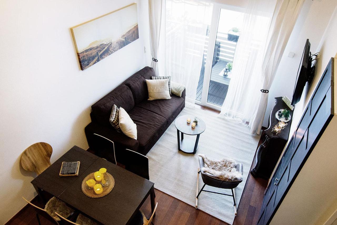 Strandidylle Apartment Mit Meerblick Und Kamin Miedzyzdroje Exteriör bild