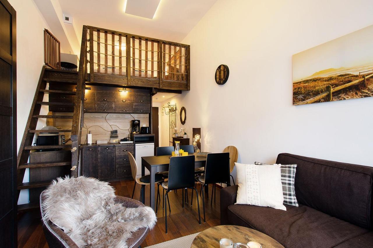 Strandidylle Apartment Mit Meerblick Und Kamin Miedzyzdroje Exteriör bild